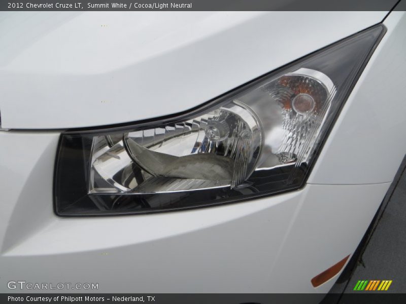 Summit White / Cocoa/Light Neutral 2012 Chevrolet Cruze LT