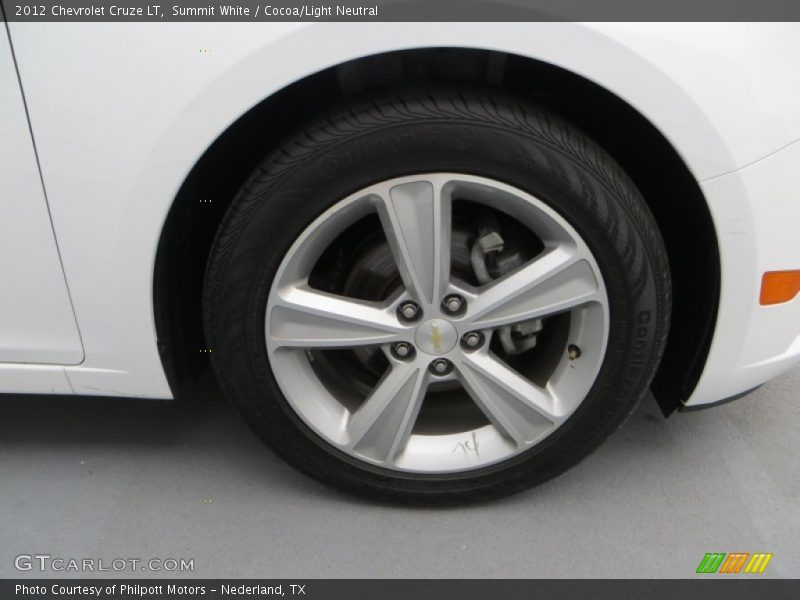 Summit White / Cocoa/Light Neutral 2012 Chevrolet Cruze LT