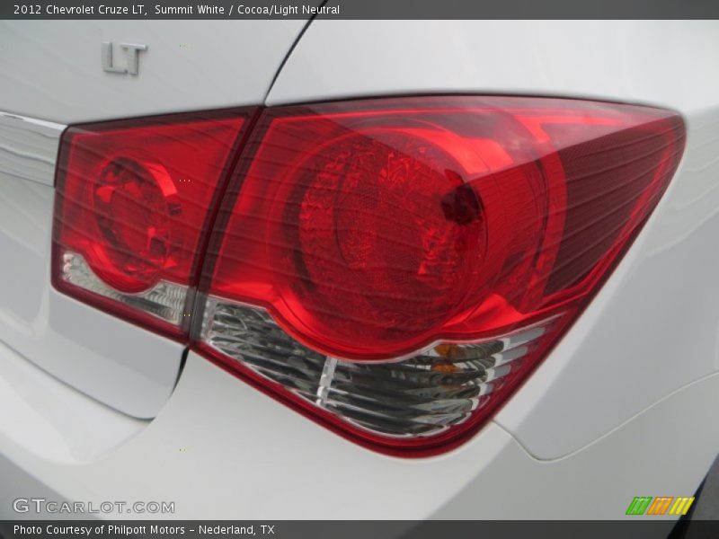 Summit White / Cocoa/Light Neutral 2012 Chevrolet Cruze LT