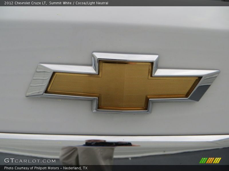 Summit White / Cocoa/Light Neutral 2012 Chevrolet Cruze LT