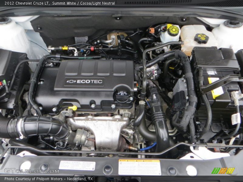  2012 Cruze LT Engine - 1.4 Liter DI Turbocharged DOHC 16-Valve VVT 4 Cylinder