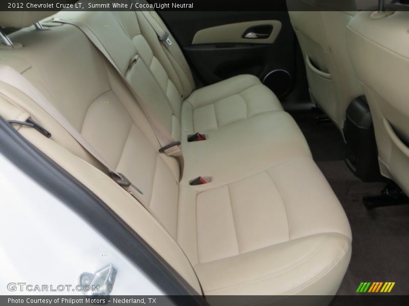 Summit White / Cocoa/Light Neutral 2012 Chevrolet Cruze LT