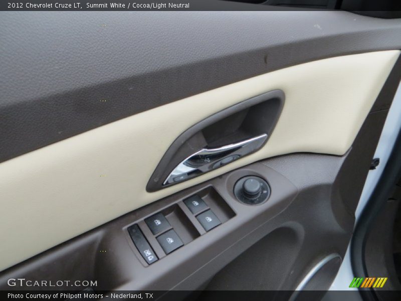 Summit White / Cocoa/Light Neutral 2012 Chevrolet Cruze LT