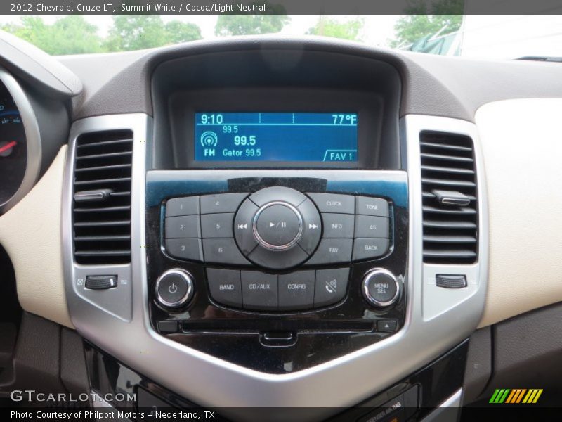 Controls of 2012 Cruze LT