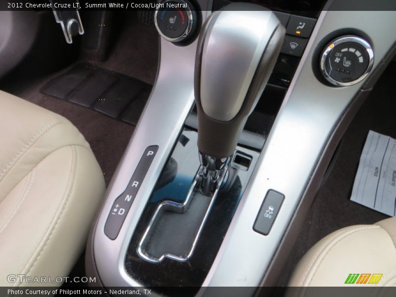  2012 Cruze LT 6 Speed Automatic Shifter