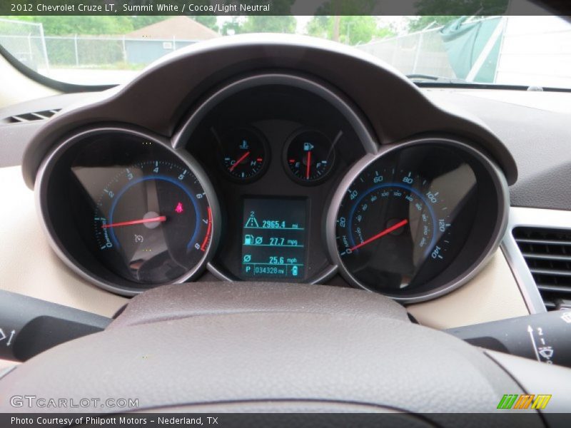  2012 Cruze LT LT Gauges