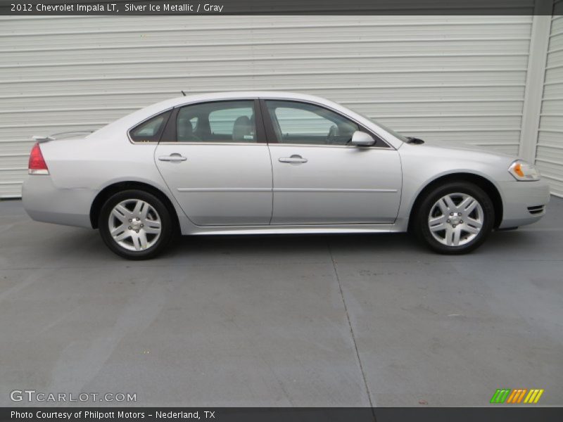 Silver Ice Metallic / Gray 2012 Chevrolet Impala LT