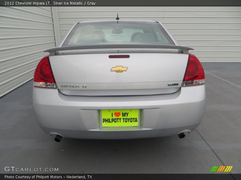 Silver Ice Metallic / Gray 2012 Chevrolet Impala LT