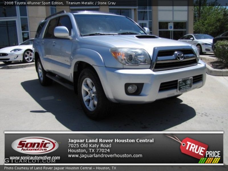 Titanium Metallic / Stone Gray 2008 Toyota 4Runner Sport Edition