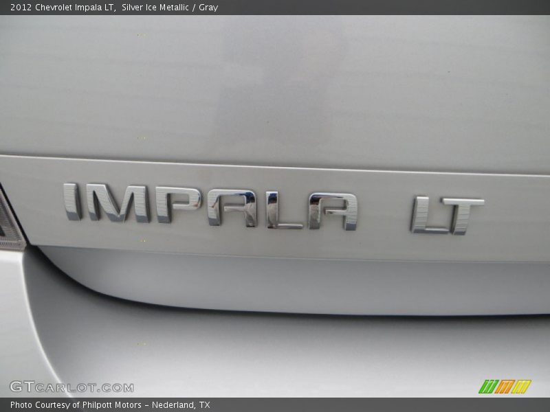 Silver Ice Metallic / Gray 2012 Chevrolet Impala LT