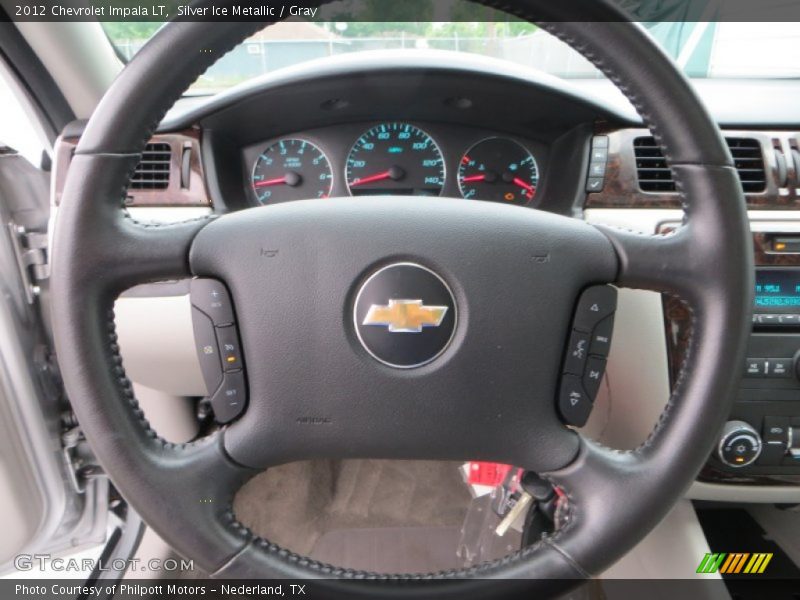 Silver Ice Metallic / Gray 2012 Chevrolet Impala LT