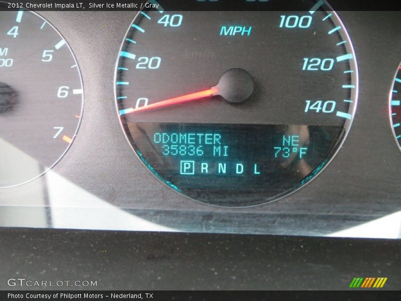 Silver Ice Metallic / Gray 2012 Chevrolet Impala LT