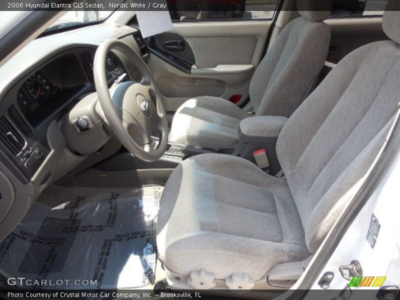 Front Seat of 2006 Elantra GLS Sedan