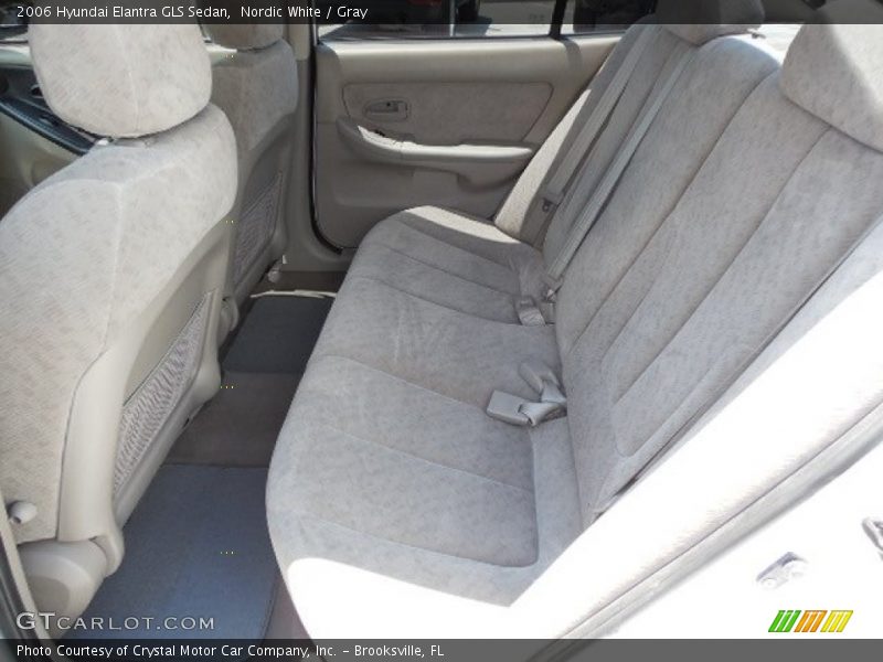 Rear Seat of 2006 Elantra GLS Sedan