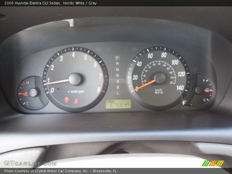  2006 Elantra GLS Sedan GLS Sedan Gauges