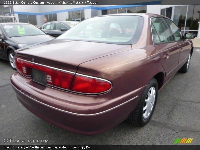 Auburn Nightmist Metallic / Taupe 1999 Buick Century Custom