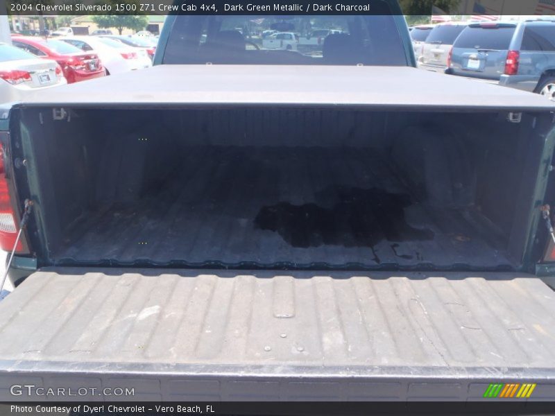 Dark Green Metallic / Dark Charcoal 2004 Chevrolet Silverado 1500 Z71 Crew Cab 4x4