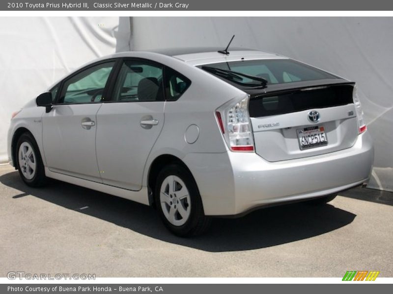 Classic Silver Metallic / Dark Gray 2010 Toyota Prius Hybrid III