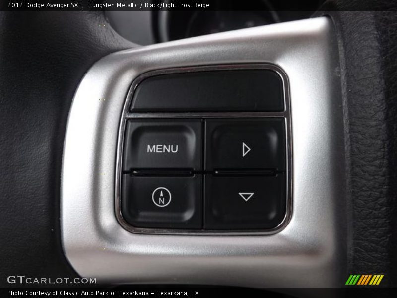 Tungsten Metallic / Black/Light Frost Beige 2012 Dodge Avenger SXT