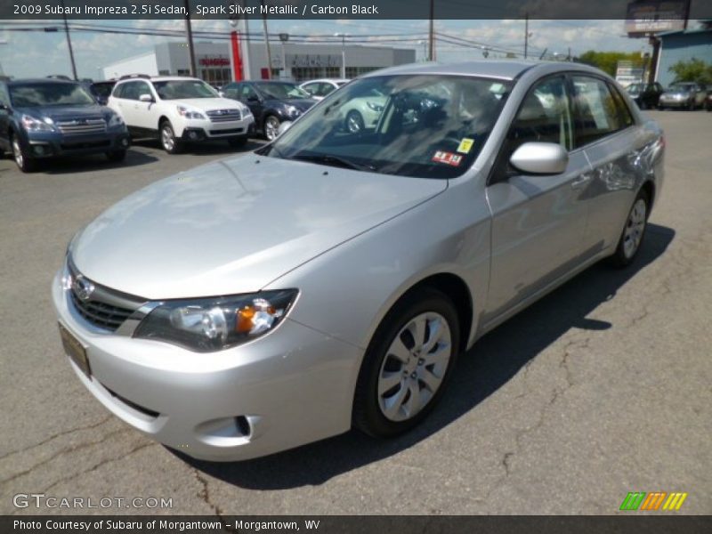 Spark Silver Metallic / Carbon Black 2009 Subaru Impreza 2.5i Sedan