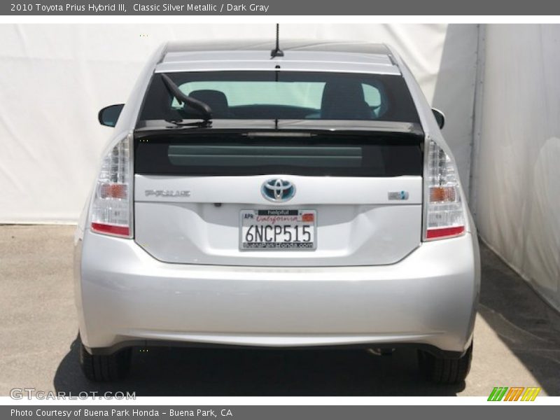 Classic Silver Metallic / Dark Gray 2010 Toyota Prius Hybrid III