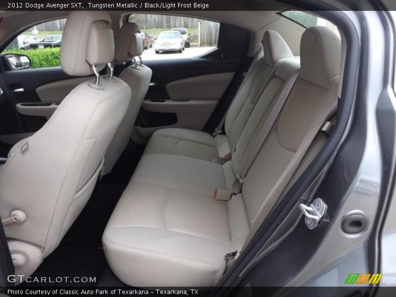 Tungsten Metallic / Black/Light Frost Beige 2012 Dodge Avenger SXT