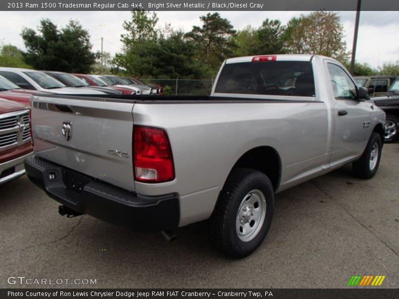 Bright Silver Metallic / Black/Diesel Gray 2013 Ram 1500 Tradesman Regular Cab 4x4