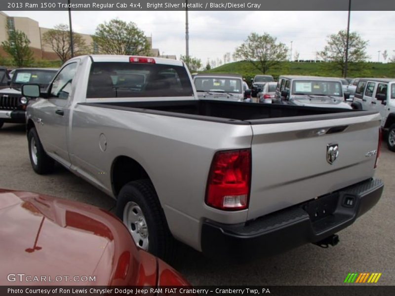 Bright Silver Metallic / Black/Diesel Gray 2013 Ram 1500 Tradesman Regular Cab 4x4