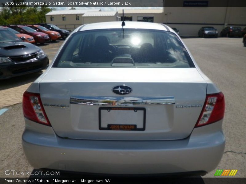 Spark Silver Metallic / Carbon Black 2009 Subaru Impreza 2.5i Sedan