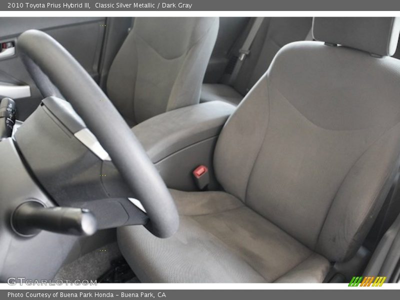Classic Silver Metallic / Dark Gray 2010 Toyota Prius Hybrid III