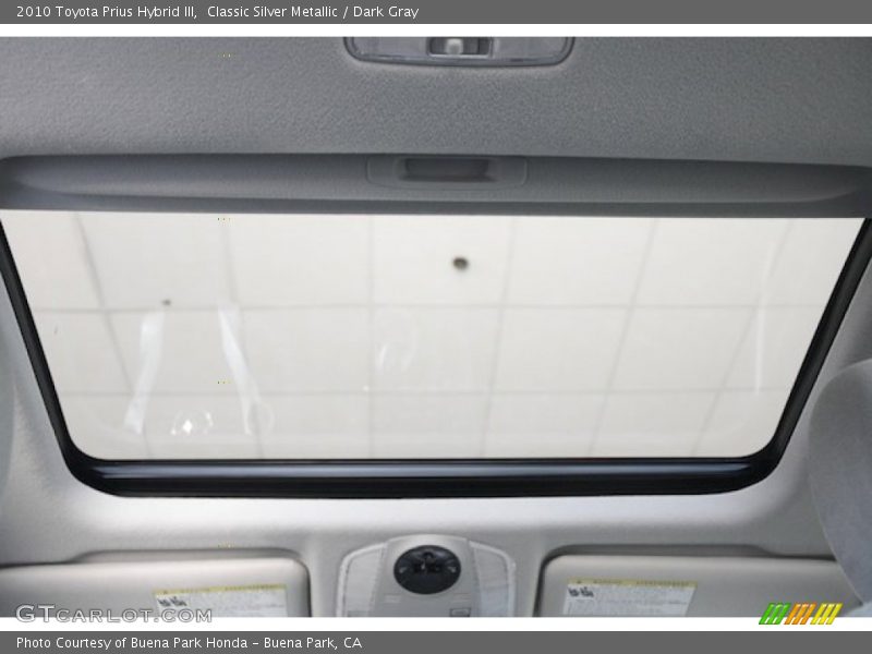 Classic Silver Metallic / Dark Gray 2010 Toyota Prius Hybrid III
