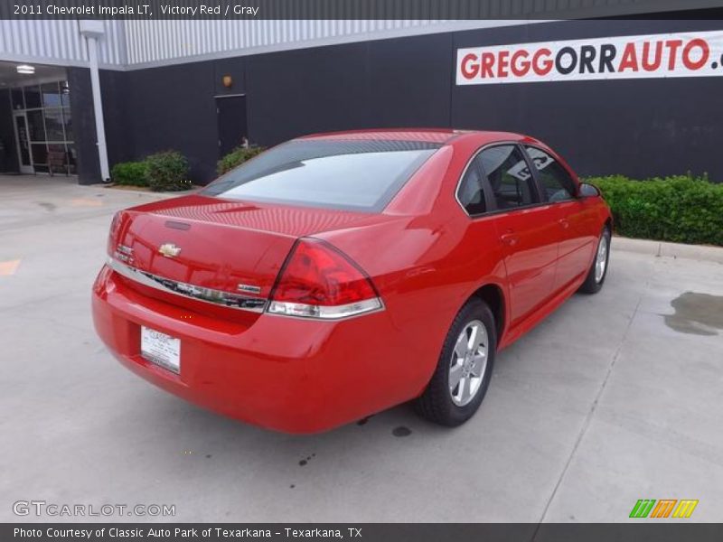 Victory Red / Gray 2011 Chevrolet Impala LT