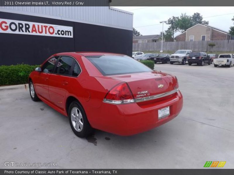 Victory Red / Gray 2011 Chevrolet Impala LT