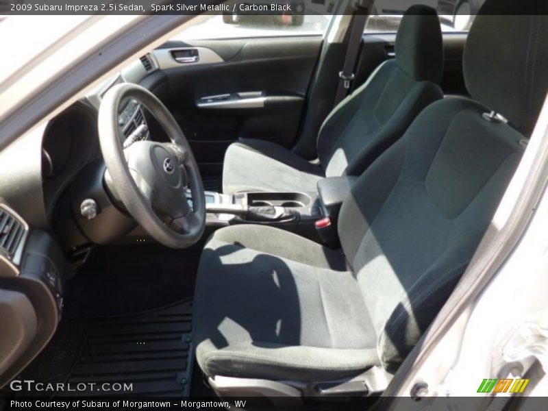Spark Silver Metallic / Carbon Black 2009 Subaru Impreza 2.5i Sedan