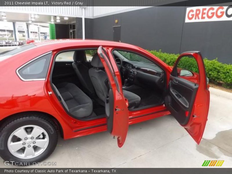 Victory Red / Gray 2011 Chevrolet Impala LT