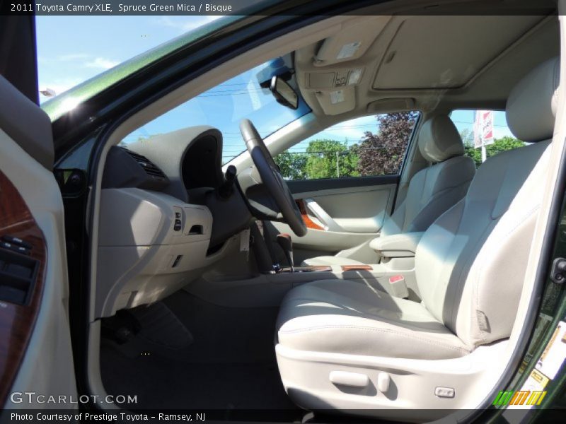 Spruce Green Mica / Bisque 2011 Toyota Camry XLE
