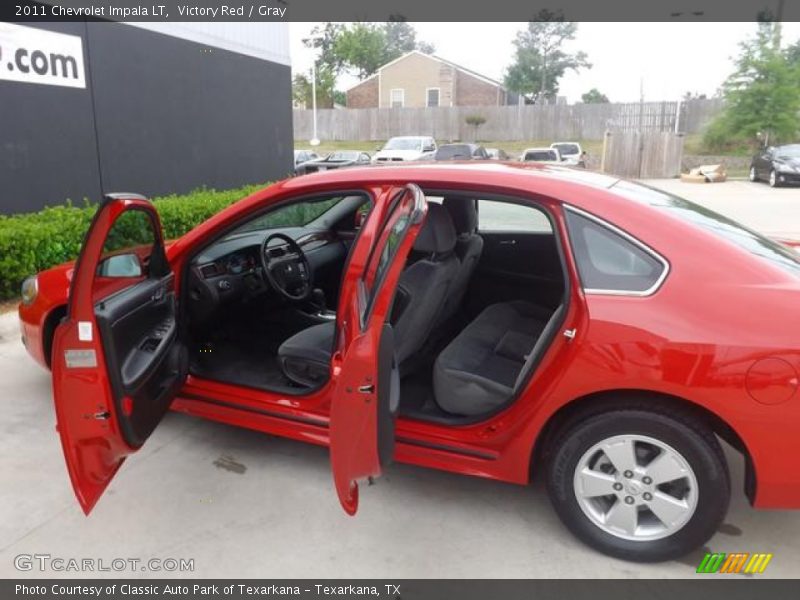 Victory Red / Gray 2011 Chevrolet Impala LT