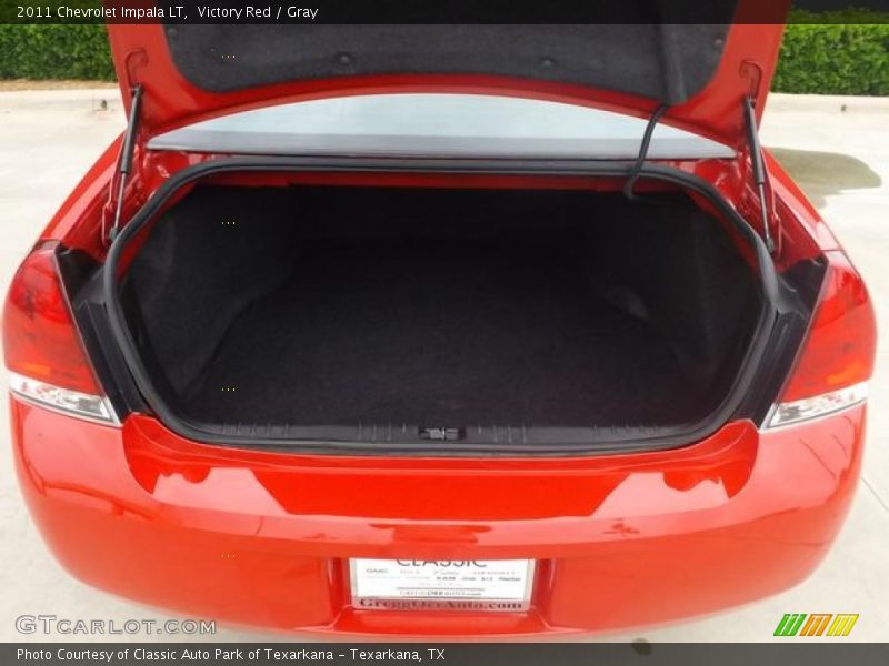 Victory Red / Gray 2011 Chevrolet Impala LT