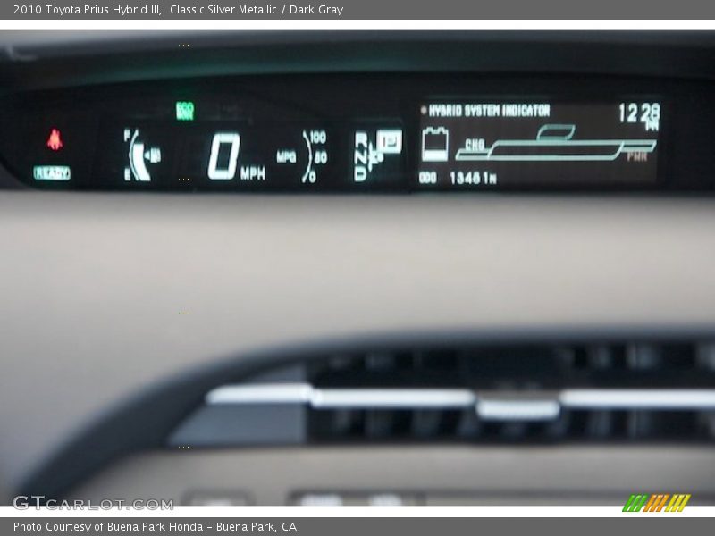 Classic Silver Metallic / Dark Gray 2010 Toyota Prius Hybrid III