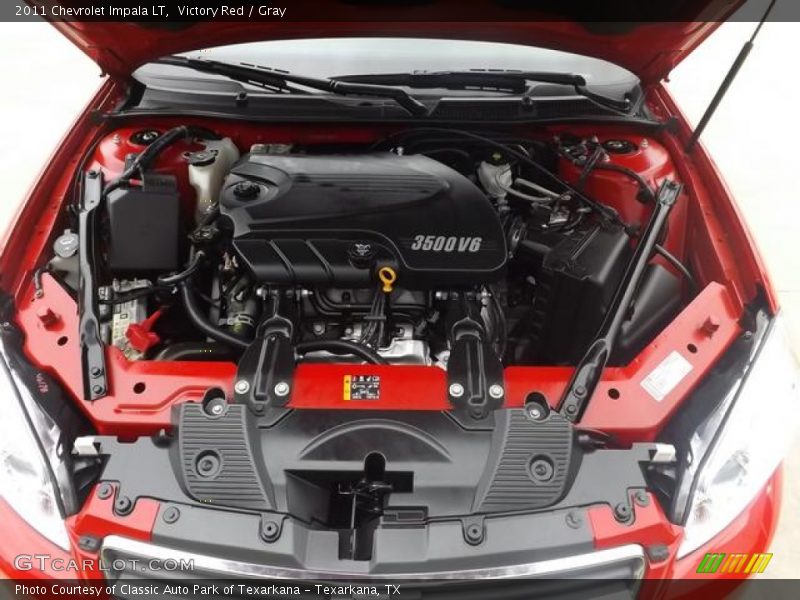 Victory Red / Gray 2011 Chevrolet Impala LT
