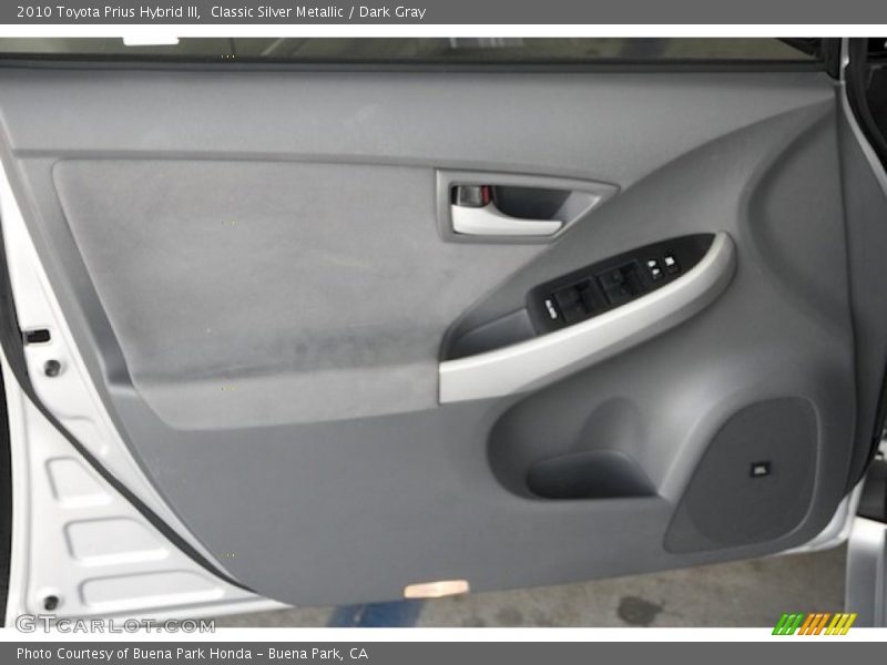 Classic Silver Metallic / Dark Gray 2010 Toyota Prius Hybrid III