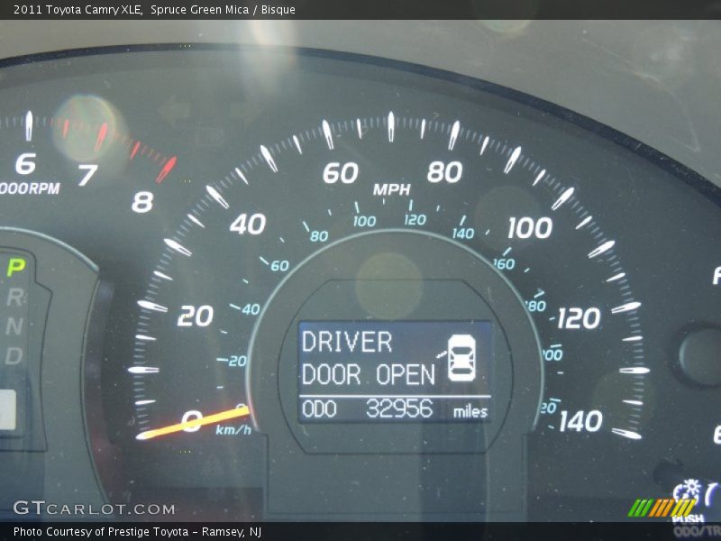 Spruce Green Mica / Bisque 2011 Toyota Camry XLE