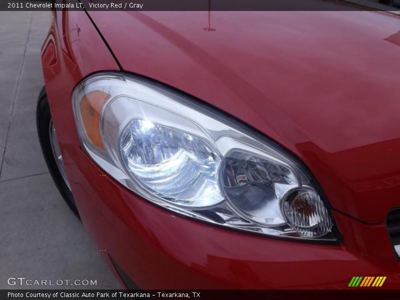 Victory Red / Gray 2011 Chevrolet Impala LT