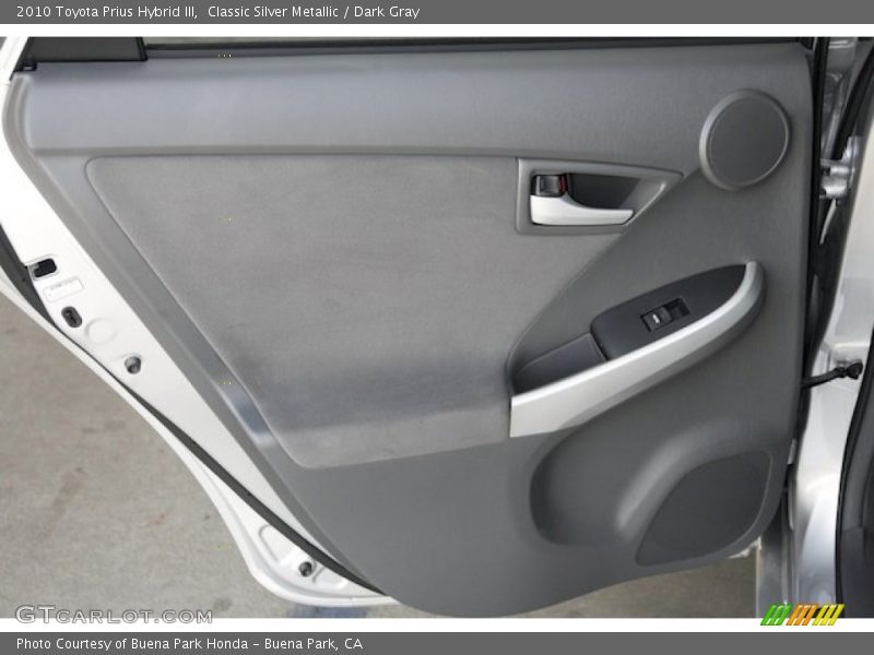 Classic Silver Metallic / Dark Gray 2010 Toyota Prius Hybrid III