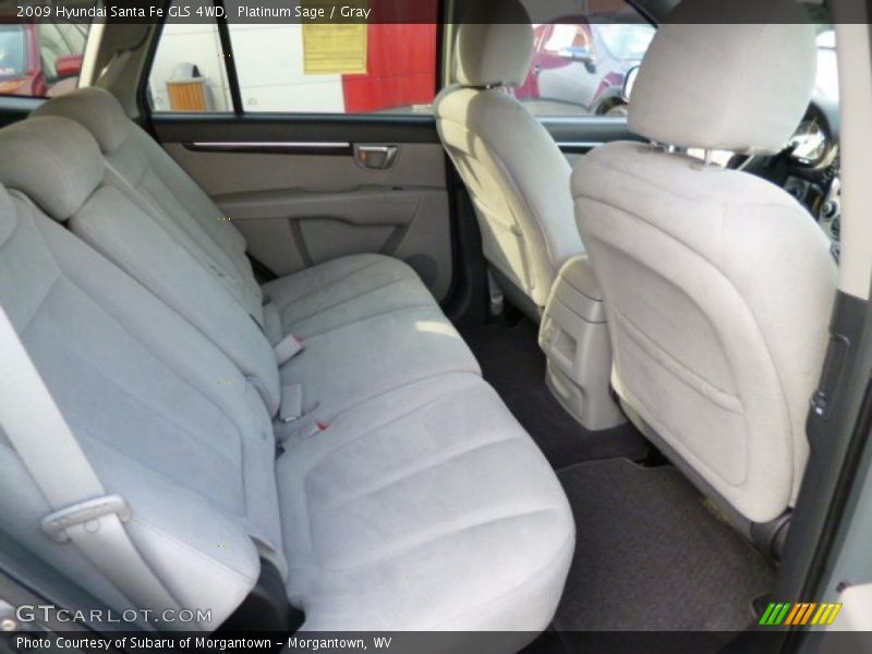 Platinum Sage / Gray 2009 Hyundai Santa Fe GLS 4WD