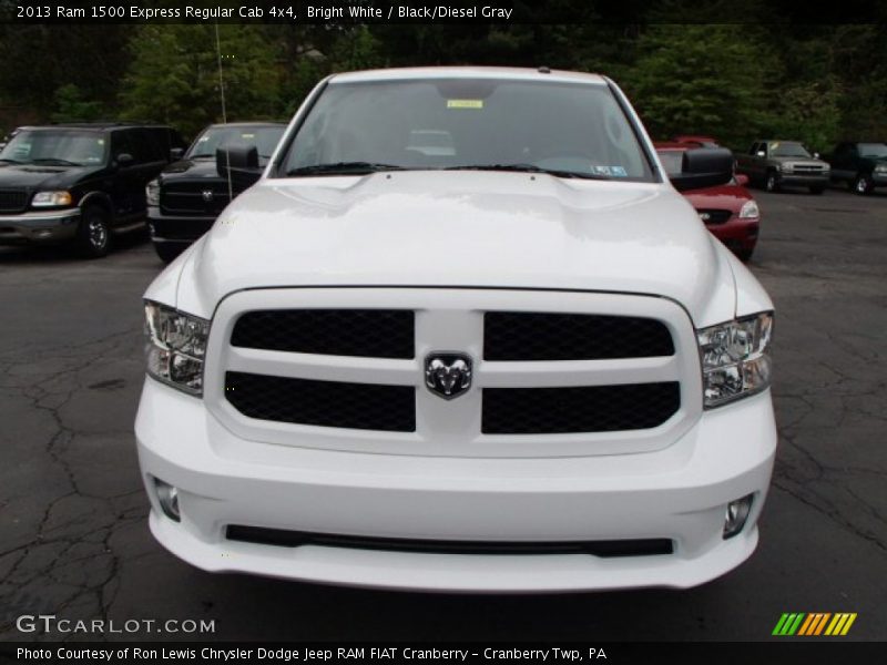 Bright White / Black/Diesel Gray 2013 Ram 1500 Express Regular Cab 4x4