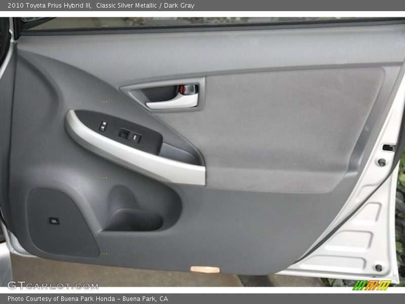 Classic Silver Metallic / Dark Gray 2010 Toyota Prius Hybrid III