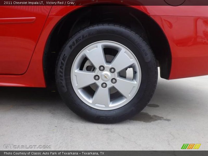 Victory Red / Gray 2011 Chevrolet Impala LT