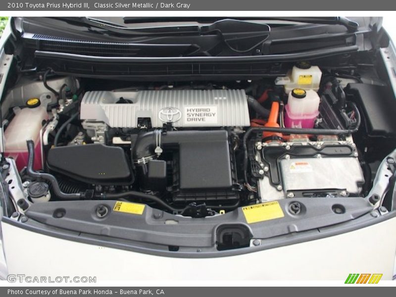 Classic Silver Metallic / Dark Gray 2010 Toyota Prius Hybrid III