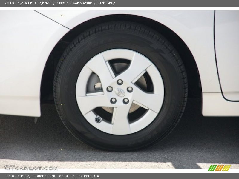 Classic Silver Metallic / Dark Gray 2010 Toyota Prius Hybrid III